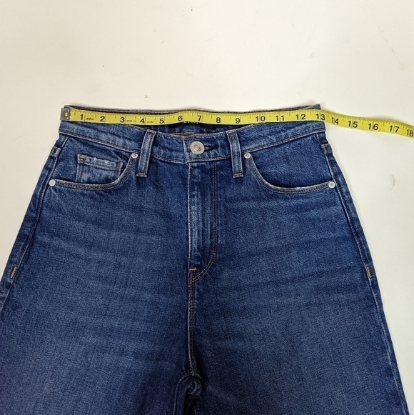 Hudson Holly Straight High Rise Cropped Straight Leg Jeans - Picture 7 of 9